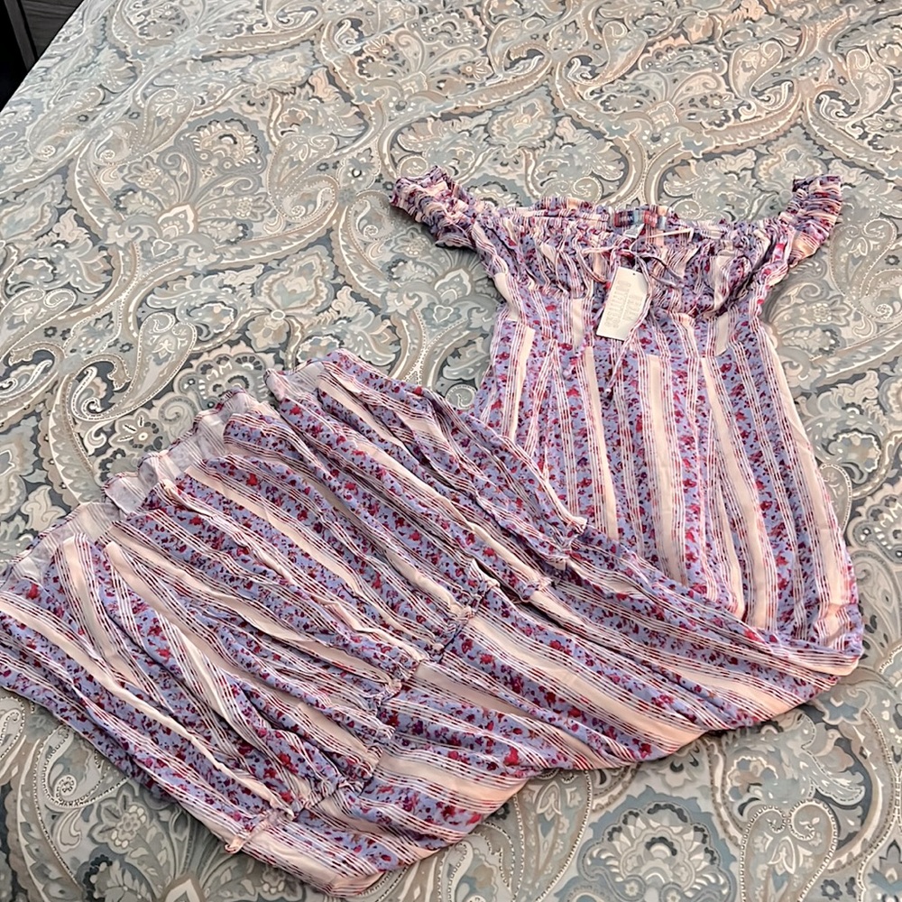 Urban Outfitters Olympia Off-shoulder Dress